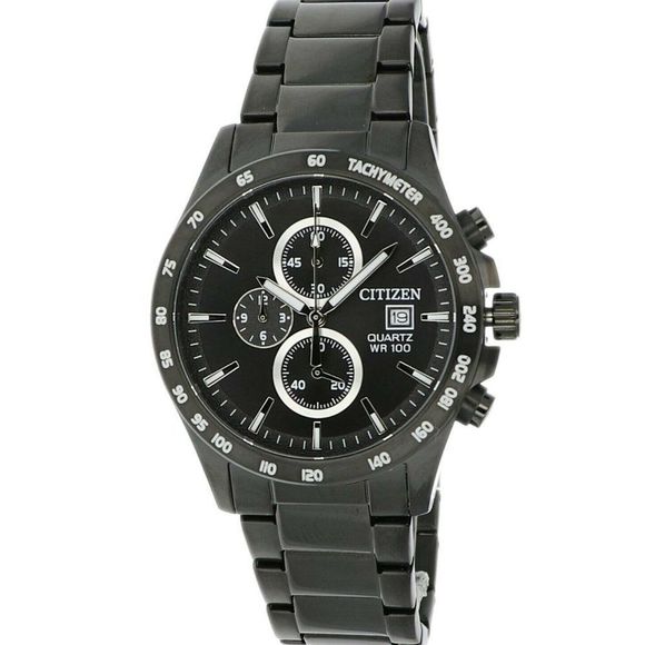 Citizen Men's Quartz Chronograph Watch Black